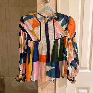 Anthropologie silky blouse